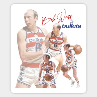 Bullets Bob Weiss Defunct Basketball Design Sticker